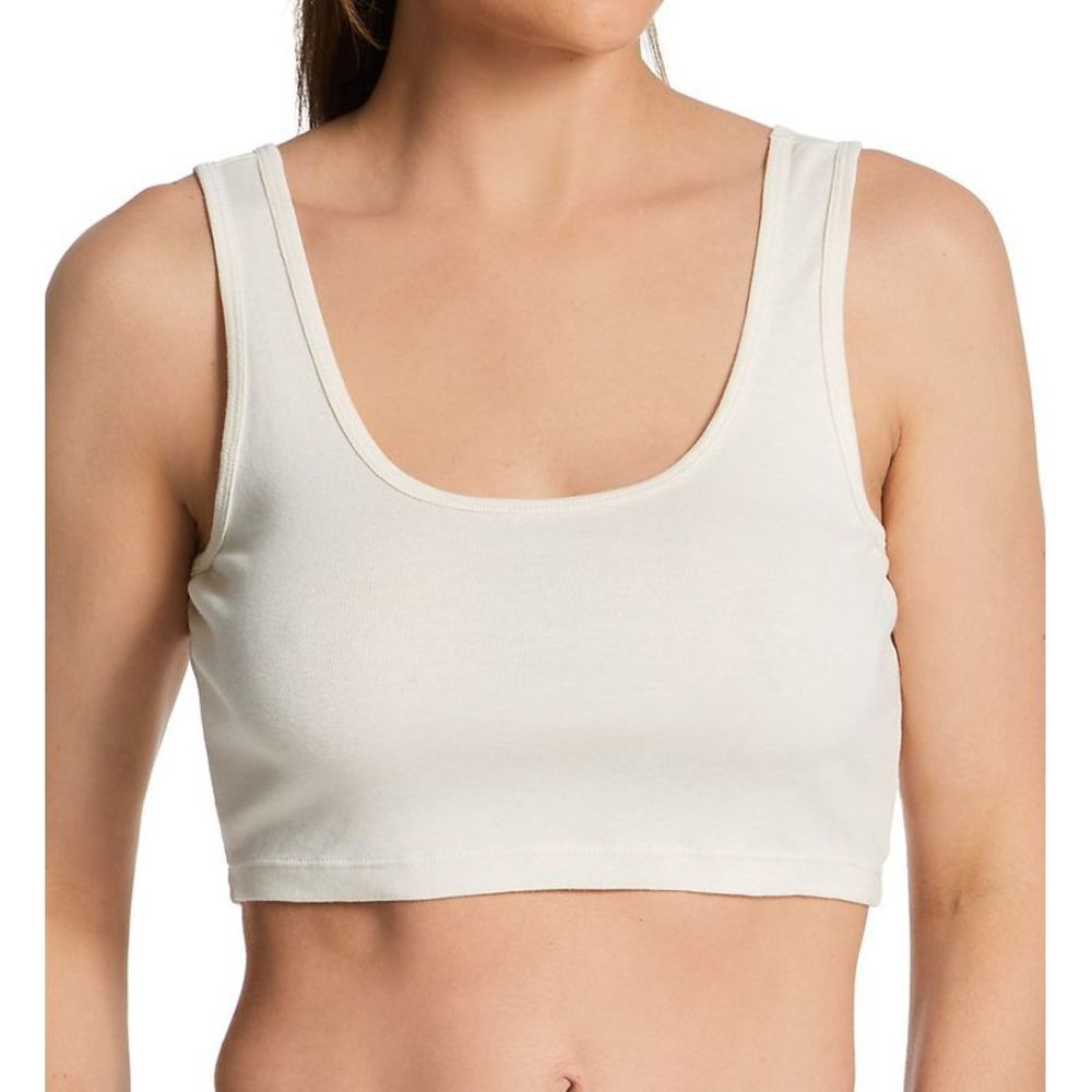 Cottonique 100% Organic Cotton Rib Bra Liner -  Natural  2232